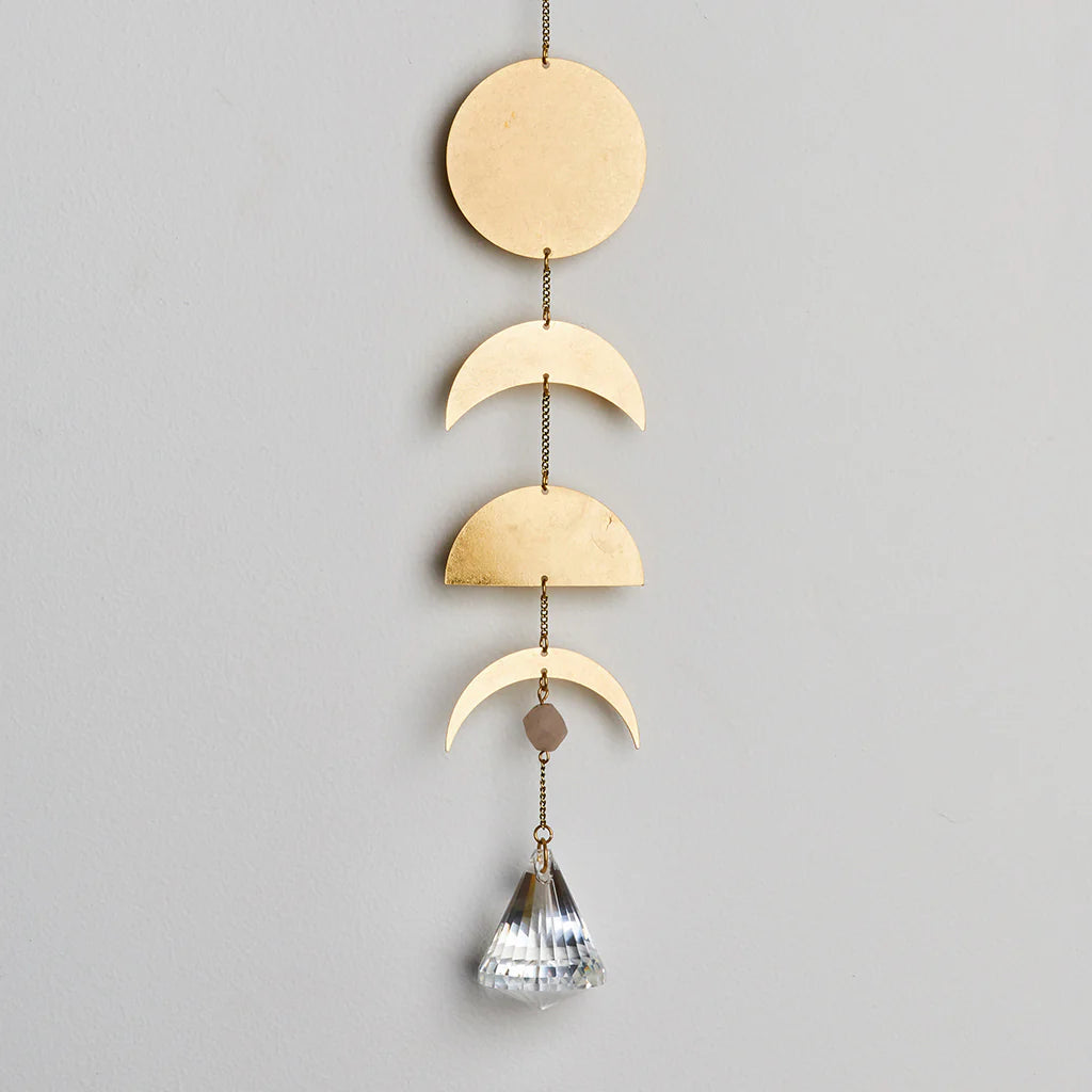 Suncatcher - Moon Phase / Moonstone