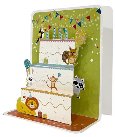 Animal Cake Petite Pop-Up Card