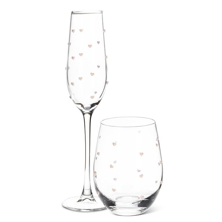Flute w/Pink Hearts