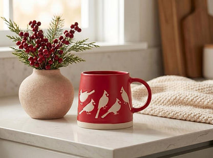 Cardinal Stoneware Wide Base Mug