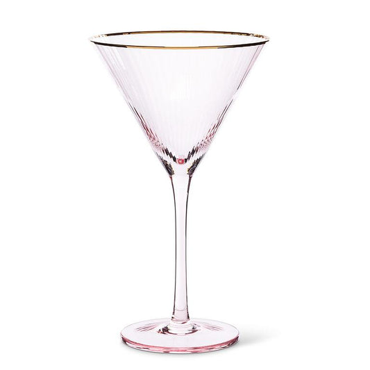 Optic Martini w/Gold Rim