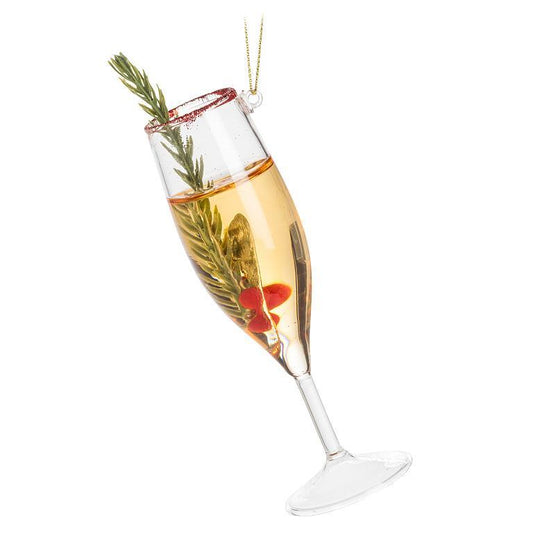 Holiday Champagne Ornament