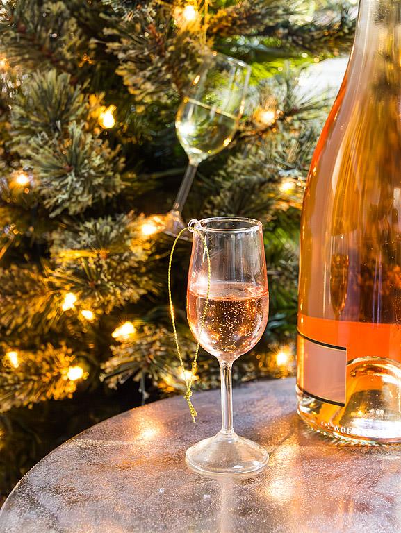 Glass of White Wine Ornament
