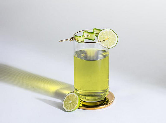 Tight Vertical Optic Highball with Gold Rim