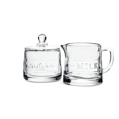 Classic Text Milk Jug