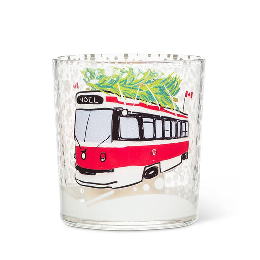 Toronto Streetcar Holiday Votive