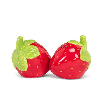 Strawberry Salt + Pepper Shakers