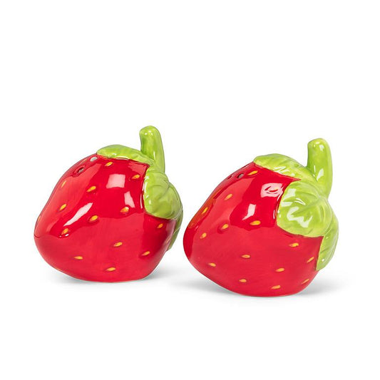 Strawberry Salt + Pepper Shakers