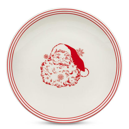 Vintage Santa Bone China Cake Plate