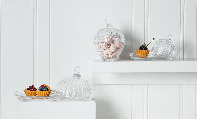 Low Optic Round Dish With Lid