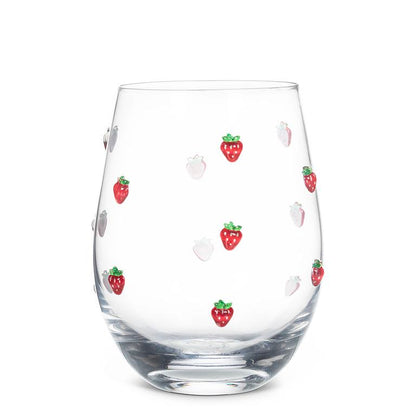 Fruit Stemless Wine Glass