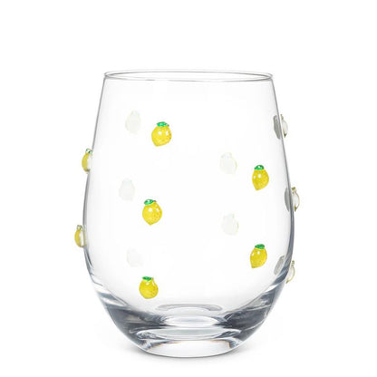 Fruit Stemless Wine Glass