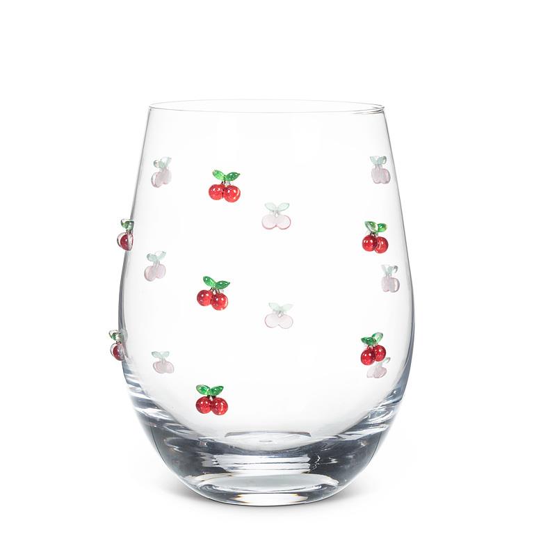 Fruit Stemless Wine Glass