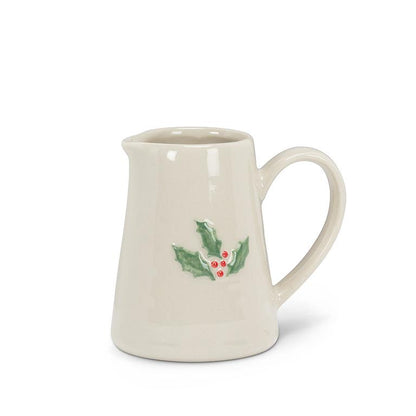 Holly Stoneware Mini Jug