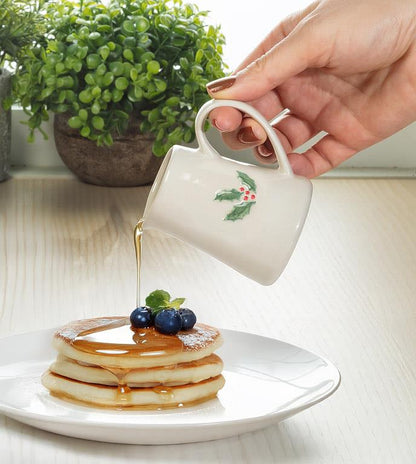 Holly Stoneware Mini Jug