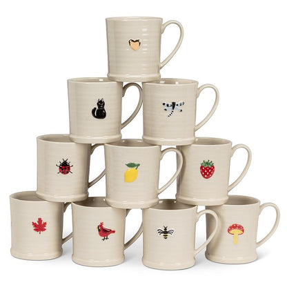 Bee On Rimmed Mug
