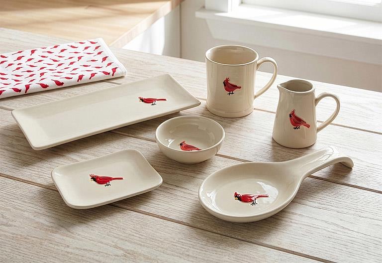 Cardinal Stoneware Mug