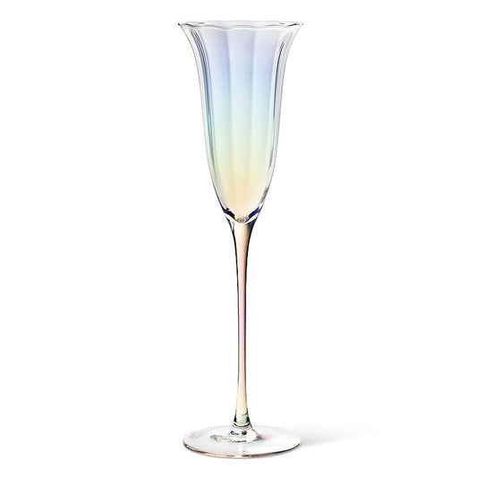 Iris Tulip Slender Flute Glass