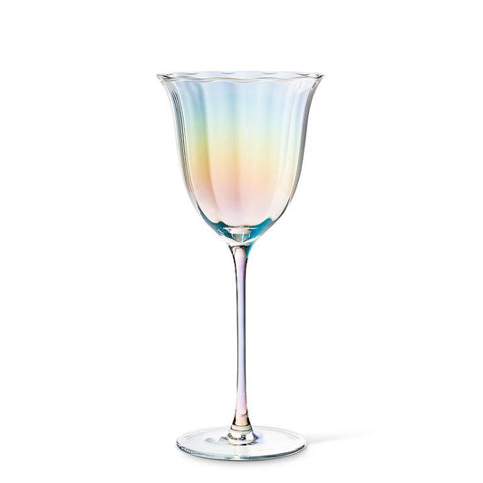 Iris Tulip Wine Glass-9"H(11oz)