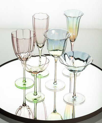Iris Tulip Wine Glass-9"H(11oz)
