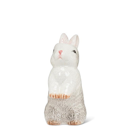 Sitting Cute Rabbit Bud Vase