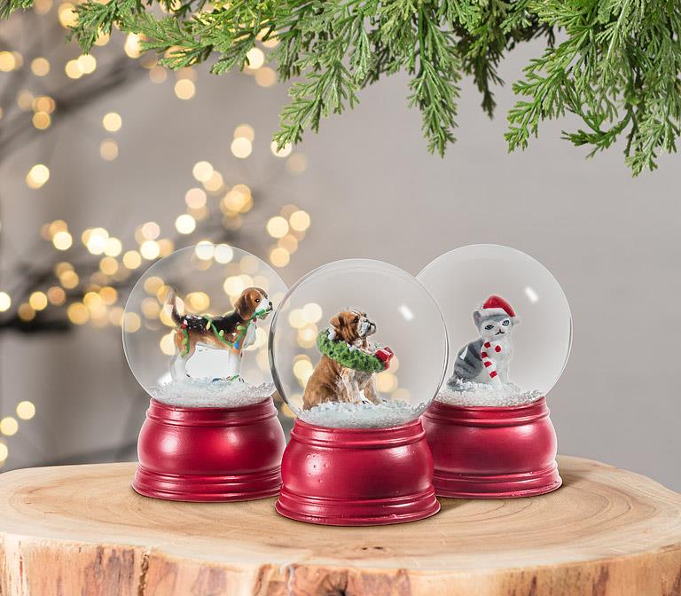 Holiday Pet Snow Globe