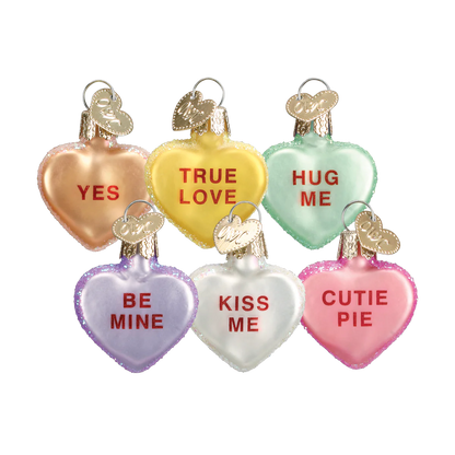 Conversation Hearts Ornament