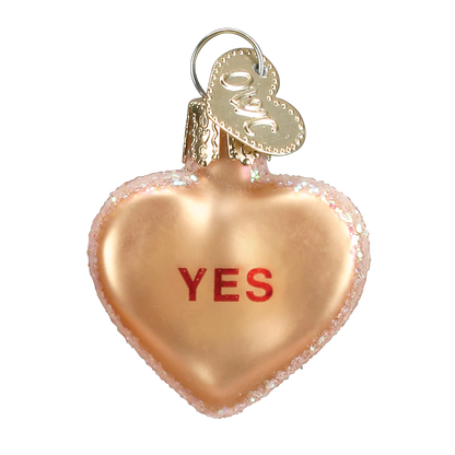 Conversation Hearts Ornament