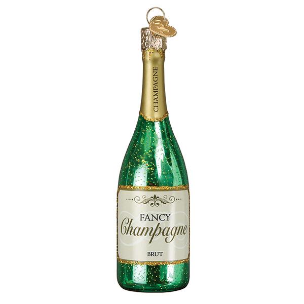 Champagne Bottle Ornament