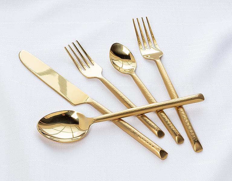 Hammered Handle Flatware