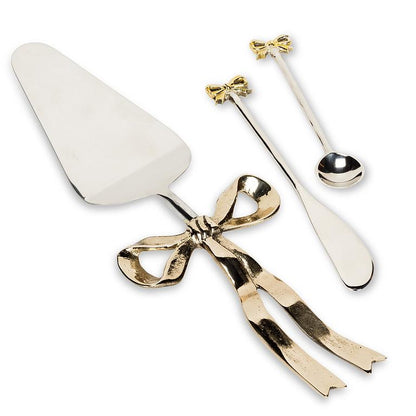 Brass Bow Small Spoon