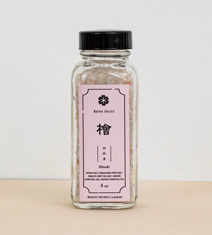 Hinoki Himalayan Pink Bath Salts