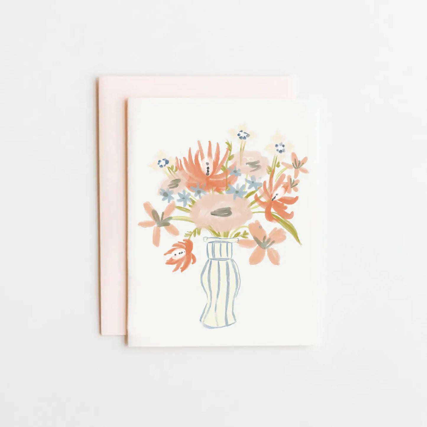 Vase Flowers Card