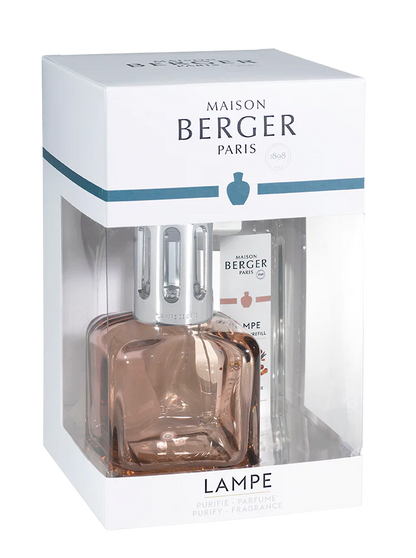 Ice Cube Amber Lamp Set