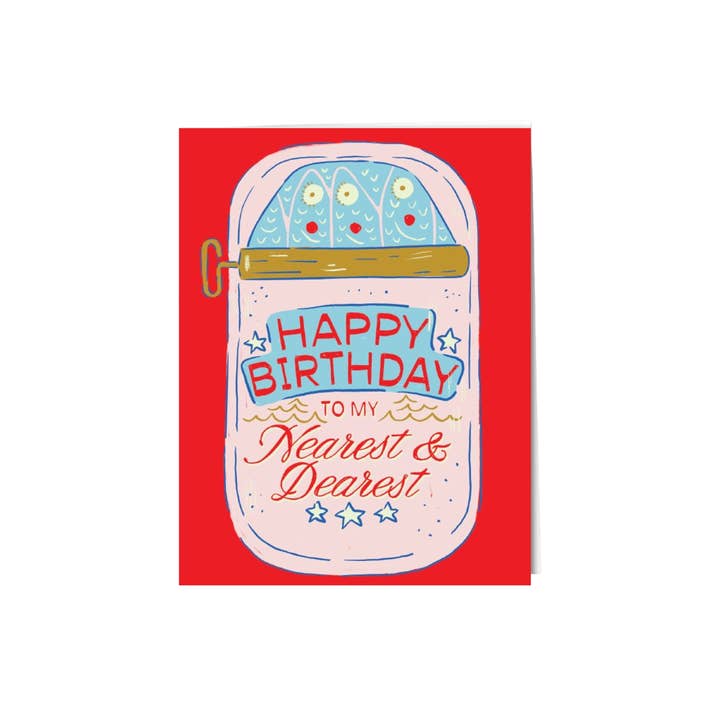 Sardine Birthday Card