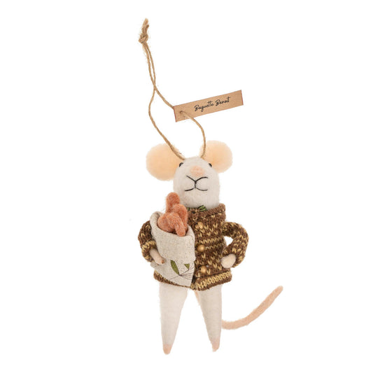 F51 - Baguette Benoit Mouse Ornament