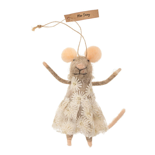 F50 - Miss Daisy Mouse Ornament
