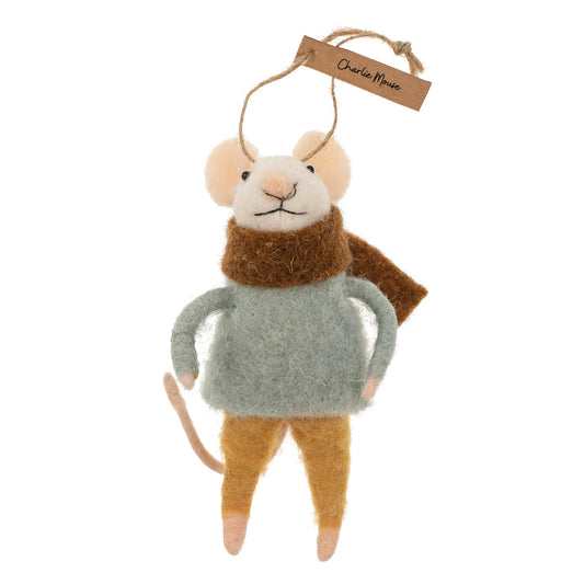 F133 - Charlie Mouse Ornament