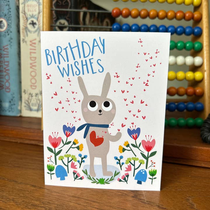 Happy Birthday Bunny Wishes Card