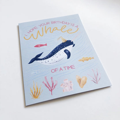 Have A Whale Of A Birthday Card