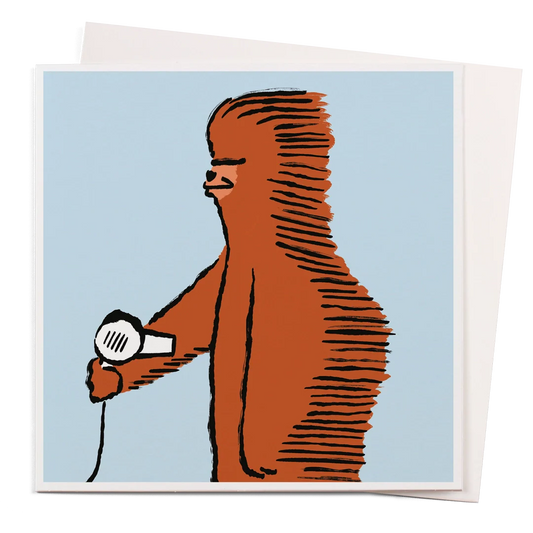Chewie's Blow Dry Card