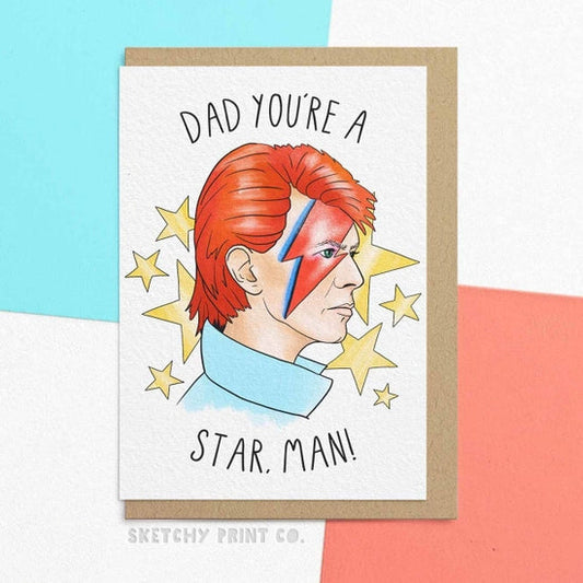 Starman Father's Day Card