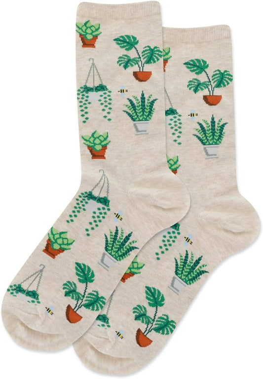Potted Plants Women's Crew Socks