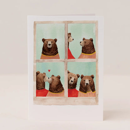 Photo Booth Kiss Card