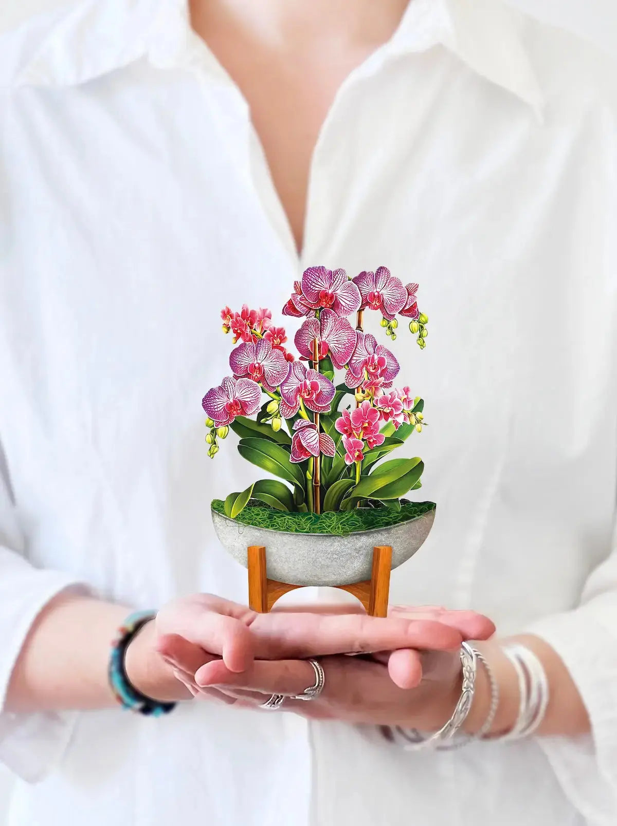 Mini Orchid Oasis Pop-Up Card