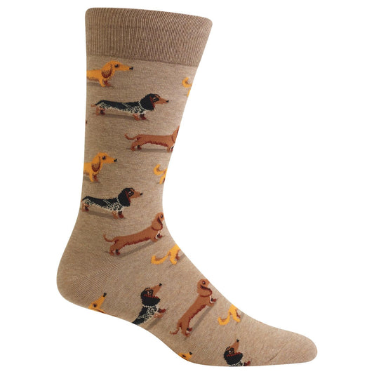 Dachshunds Men's Crew Socks