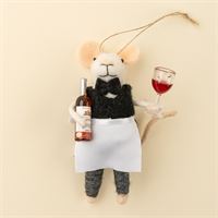 Sommelier Sam Mouse Holiday Ornament