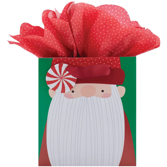 Santa Gnome Small Gogo Gift Bag