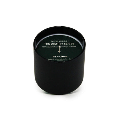 Dignity Series Soy Candle Fir + Clove