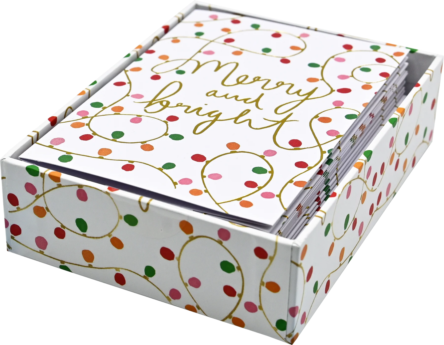 Merry And Bright Holiday Half Boxed Cards